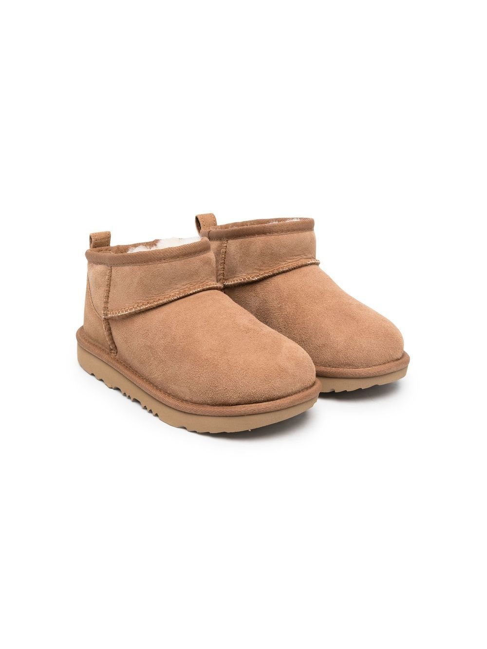 Stivali Classic Ultra Mini per bambina UGG Kids marroni con fodera in pile - Rubino Kids