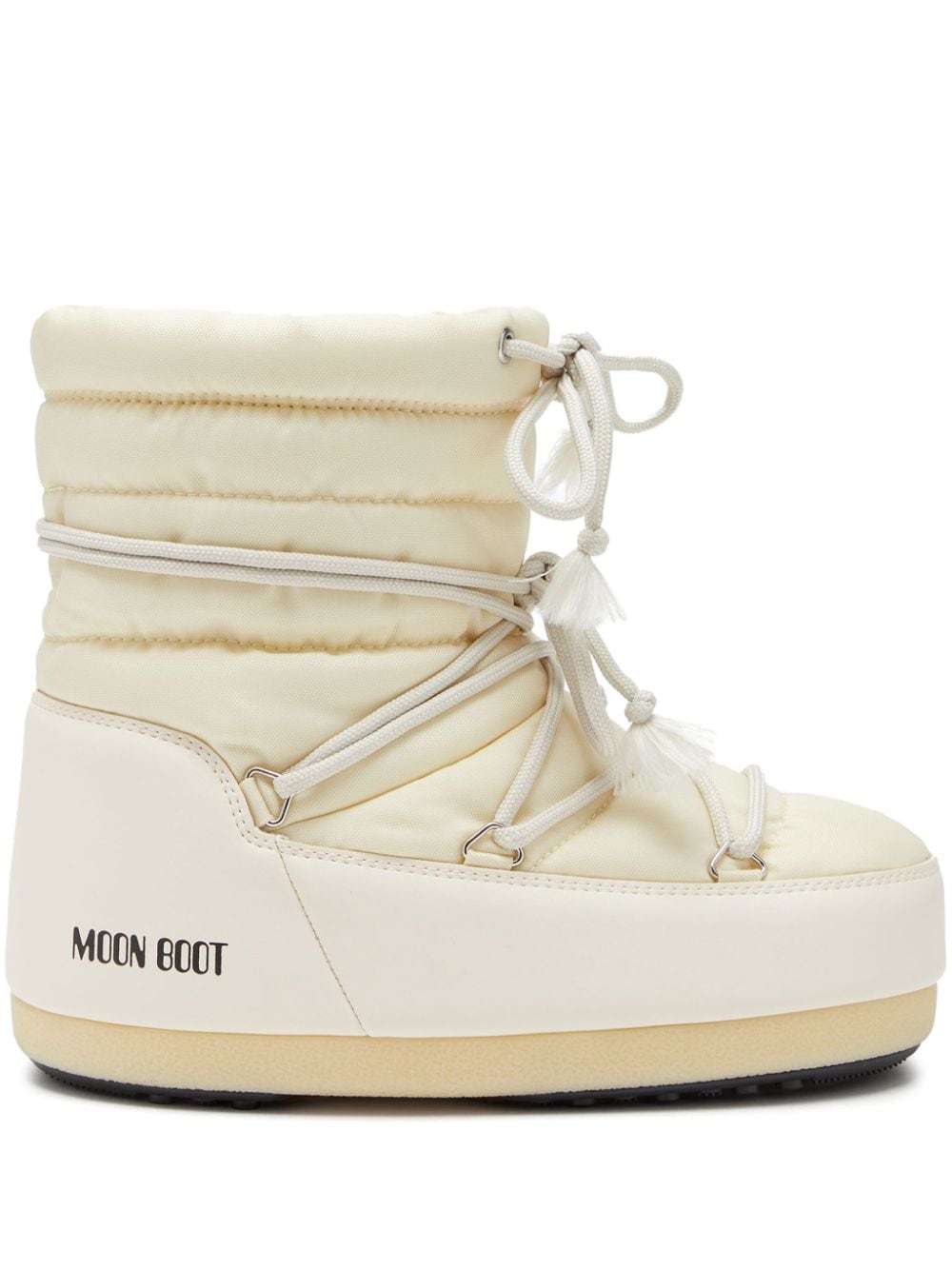 Stivali da neve per bambino Moon Boot Icon bianco avorio - Rubino Kids