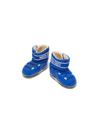 Stivali da neve per neonato Moon Boot Kids blu con punta tonda - Rubino Kids