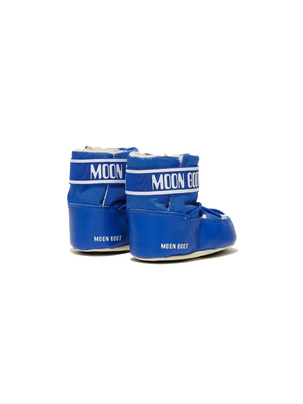 Stivali da neve per neonato Moon Boot Kids blu con punta tonda - Rubino Kids