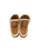 Stivali Eskimo per bambina Mou Kids beige con soletta con logo - Rubino Kids