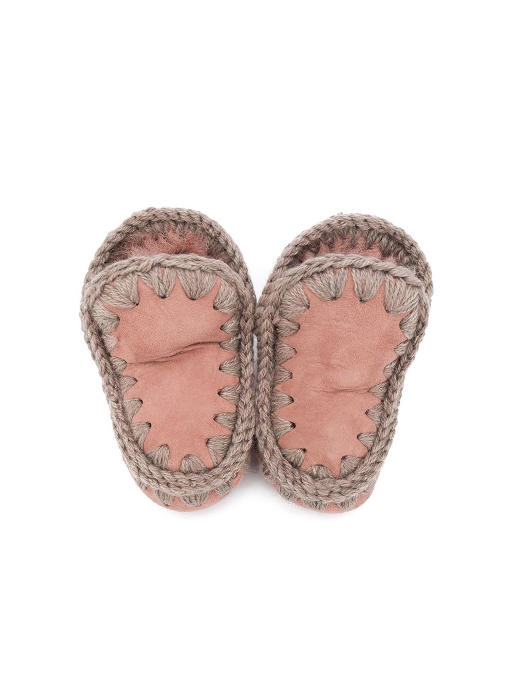 Stivali Eskimo per neonata Mou Kids rosa con punta tonda - Rubino Kids