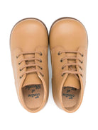 Stivali in pelle per neonato Tartine Et Chocolat marrone cammello con chiusura con lacci - Rubino Kids