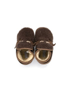 Stivali primi passi per neonati Donsje marrone con finto shearling - Rubino Kids