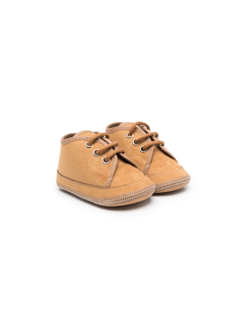 Stringate beige con punta tonda - Rubino Kids