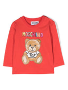 T-shirt a maniche lunghe Teddy bear - Rubino Kids