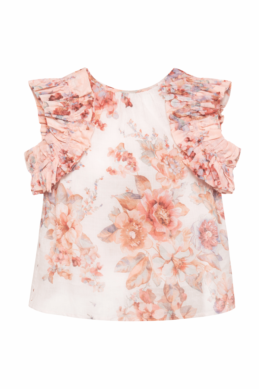 T-shirt Awaken per bambina Zimmermann Kids rosa con stampa floreale - Rubino Kids