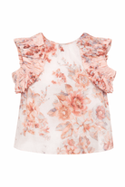 T-shirt Awaken per bambina Zimmermann Kids rosa con stampa floreale - Rubino Kids