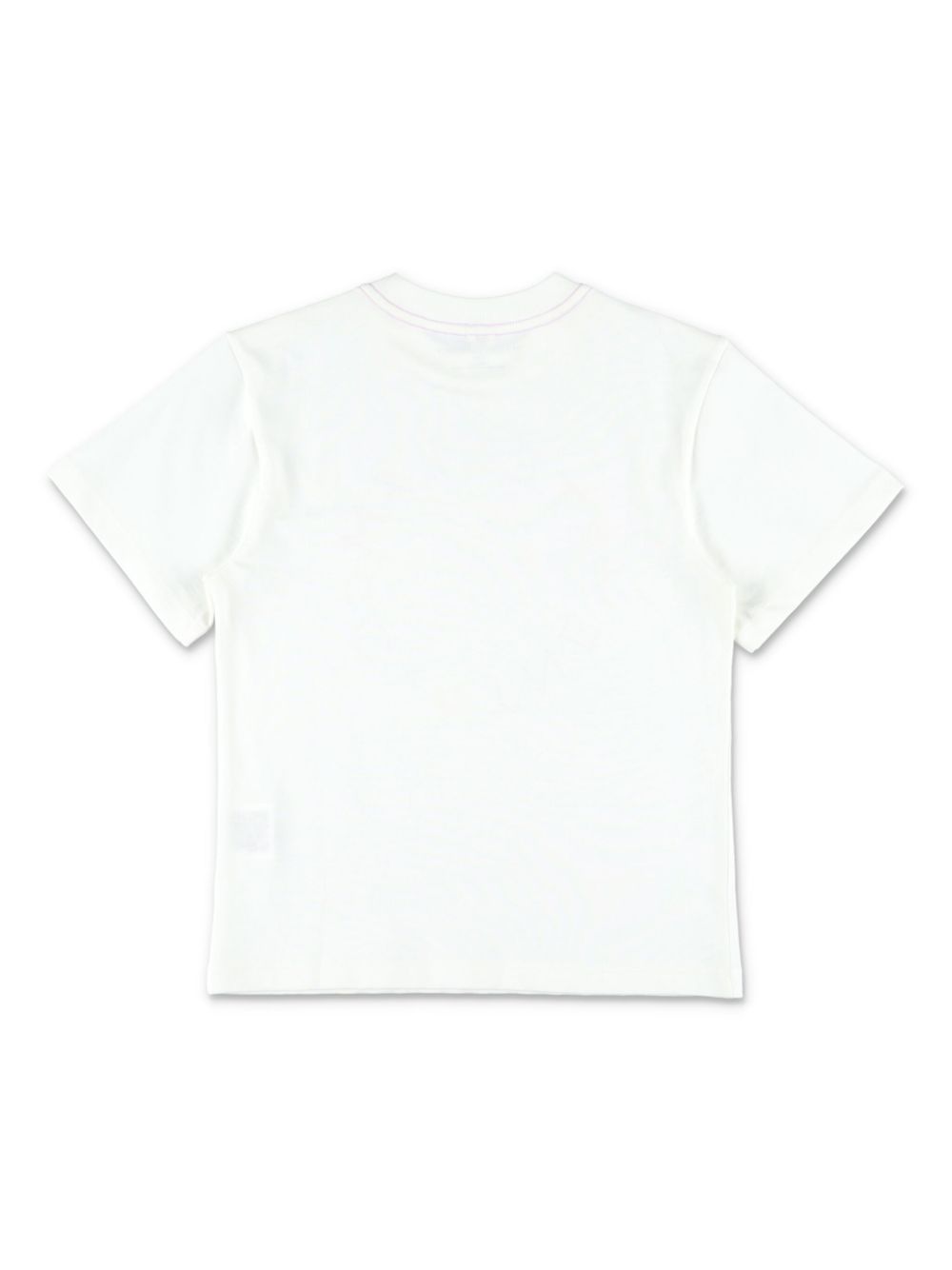 T-shirt bianca per bambina con stampa logo circolare Stella McCartney - Rubino Kids