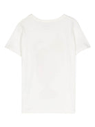 T shirt bianca per bambina Stella McCartney Kids con stampa limonata - Rubino Kids