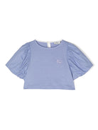 T-shirt blu con motivo Pegaso - Rubino Kids