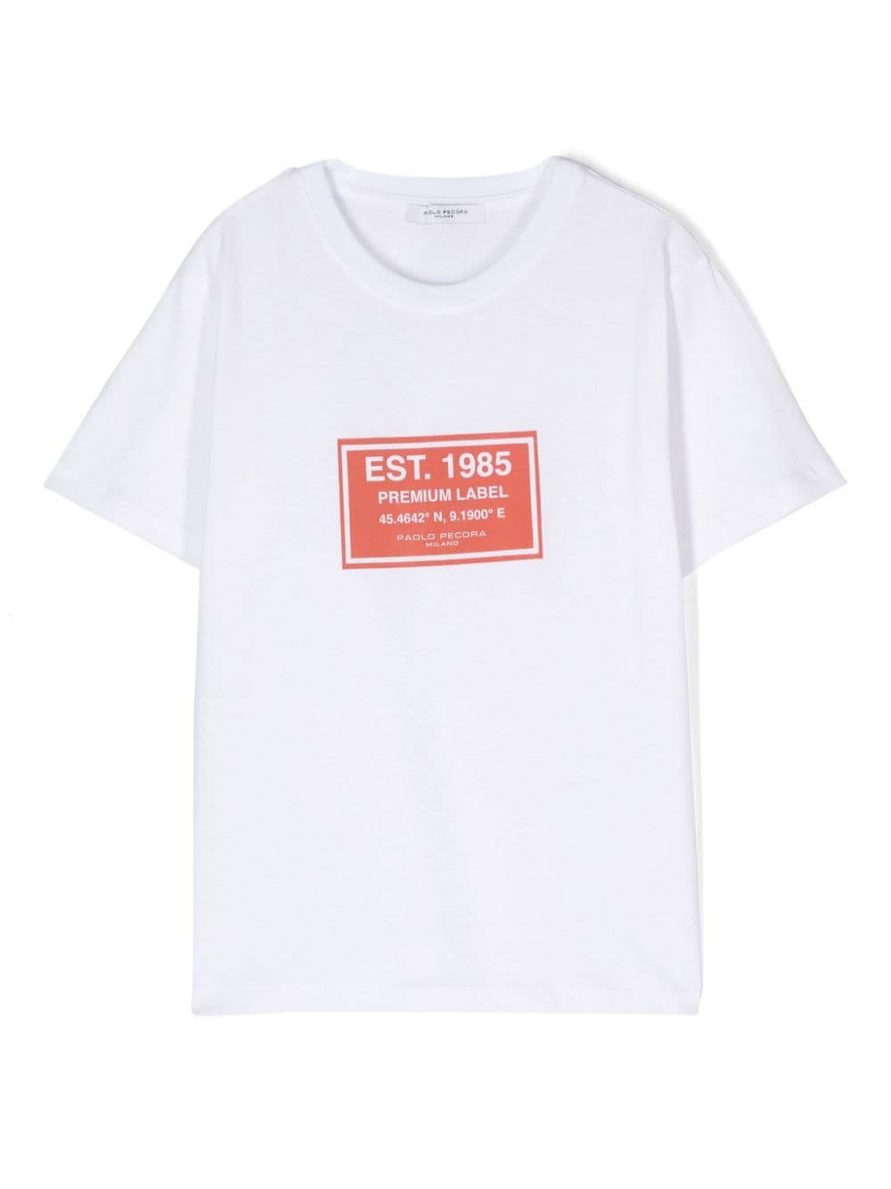 T-shirt con applicazione logo - Rubino Kids