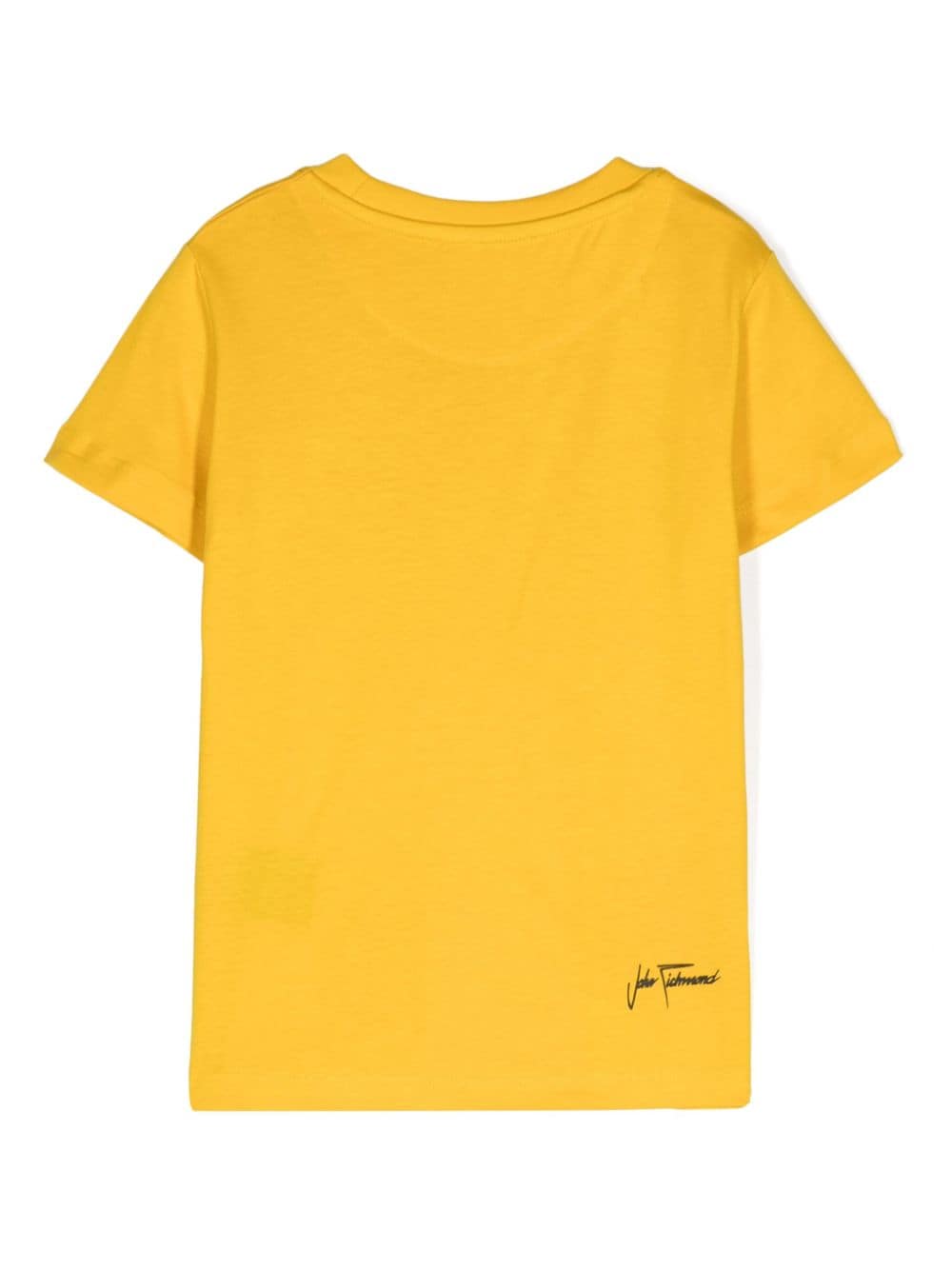 T-shirt con applicazione per bambino John Richmond Junior giallo con design senza fodera - Rubino Kids