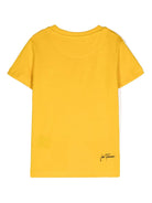 T-shirt con applicazione per bambino John Richmond Junior giallo con design senza fodera - Rubino Kids