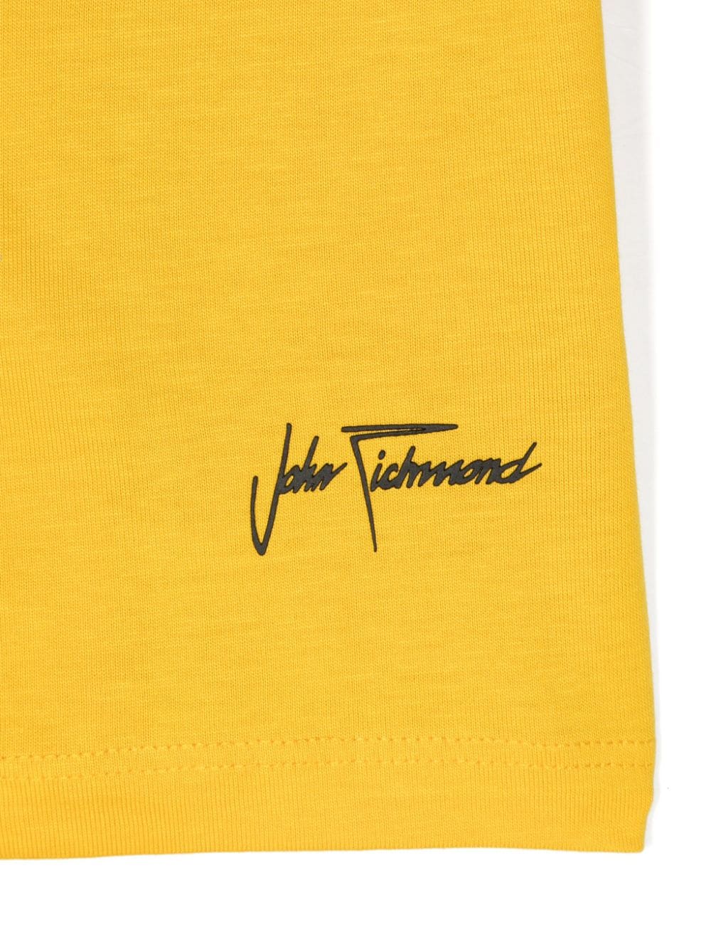 T-shirt con applicazione per bambino John Richmond Junior giallo con design senza fodera - Rubino Kids