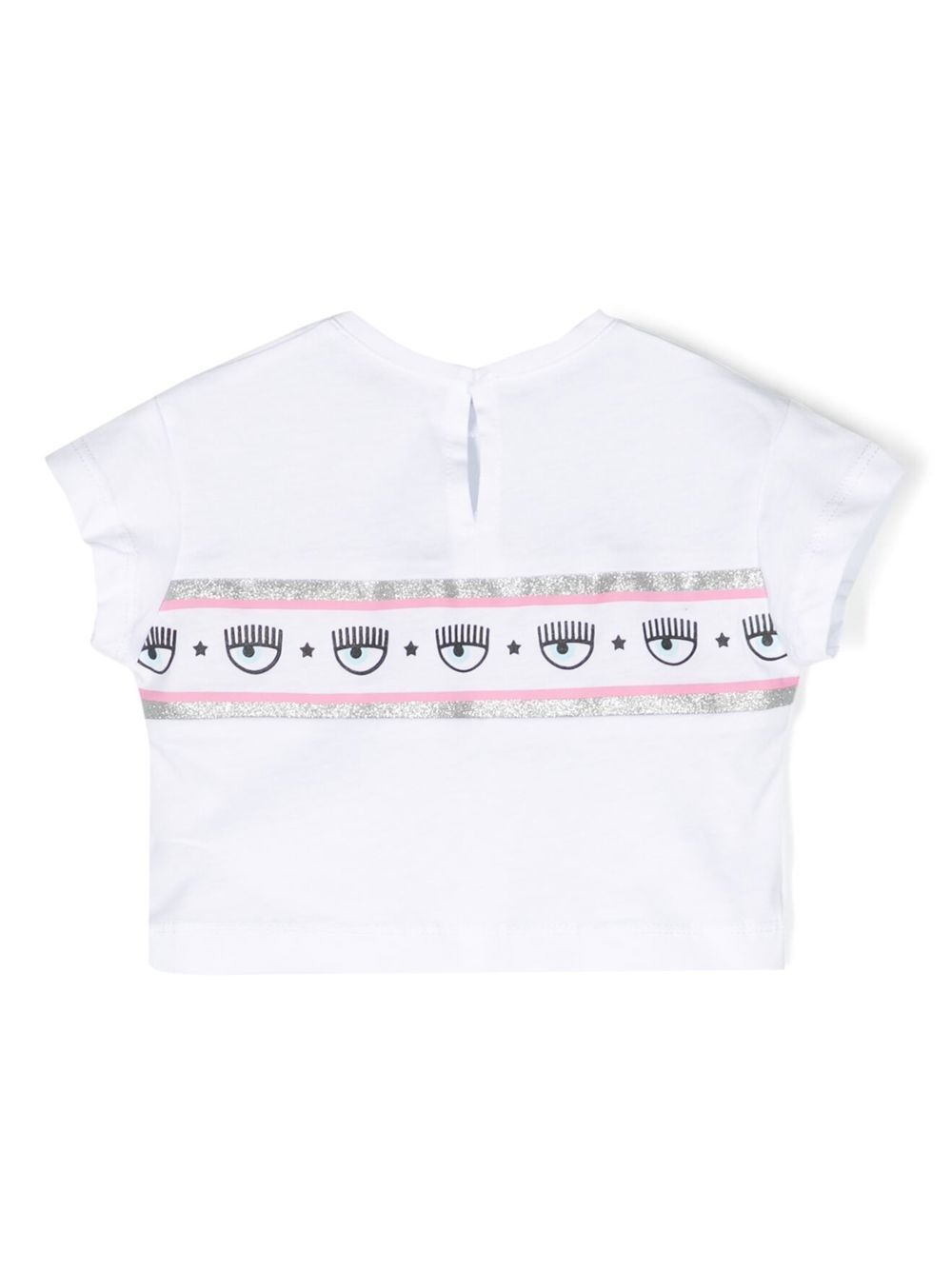 T - shirt con fascia logata - Rubino Kids