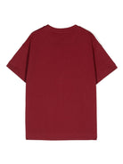 T-shirt con motivo Pegaso per bambino ETRO KIDS rosso con girocollo - Rubino Kids