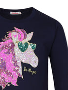 T-shirt con paillettes - Rubino Kids