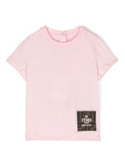 T - shirt con patch logo - Rubino Kids