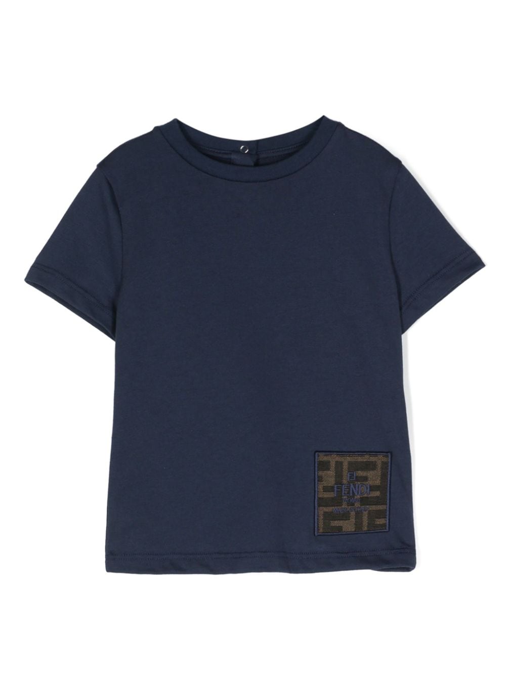 T-shirt con patch logo - Rubino Kids