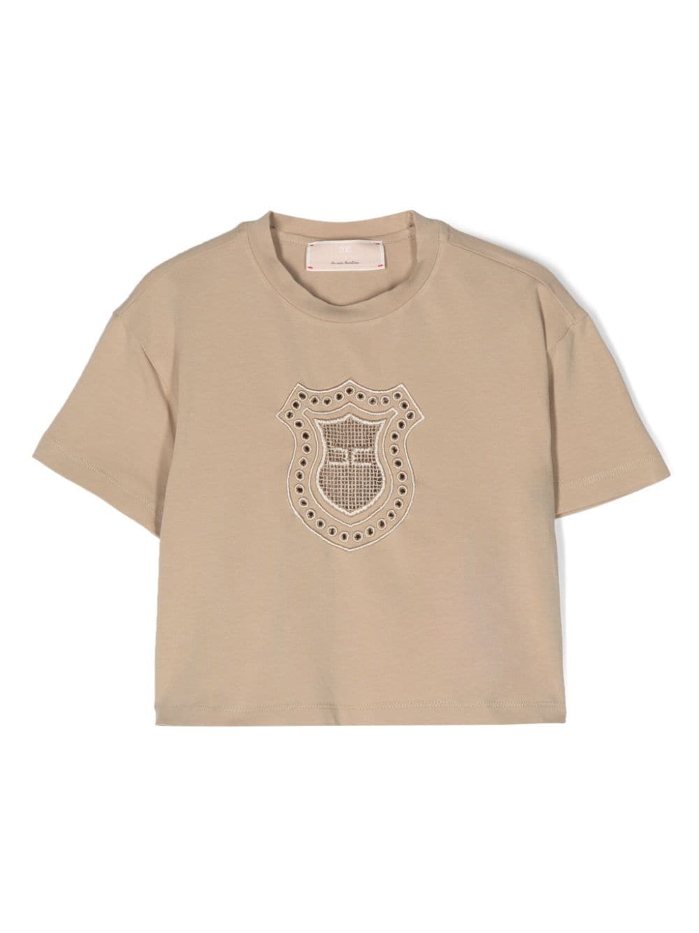 T - shirt con pizzo sangallo - Rubino Kids