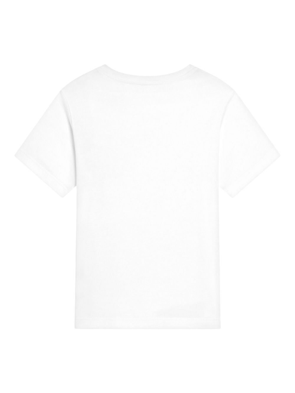 T-shirt con ricamo per bambino Dolce & Gabbana Kids bianco con maniche corte - Rubino Kids