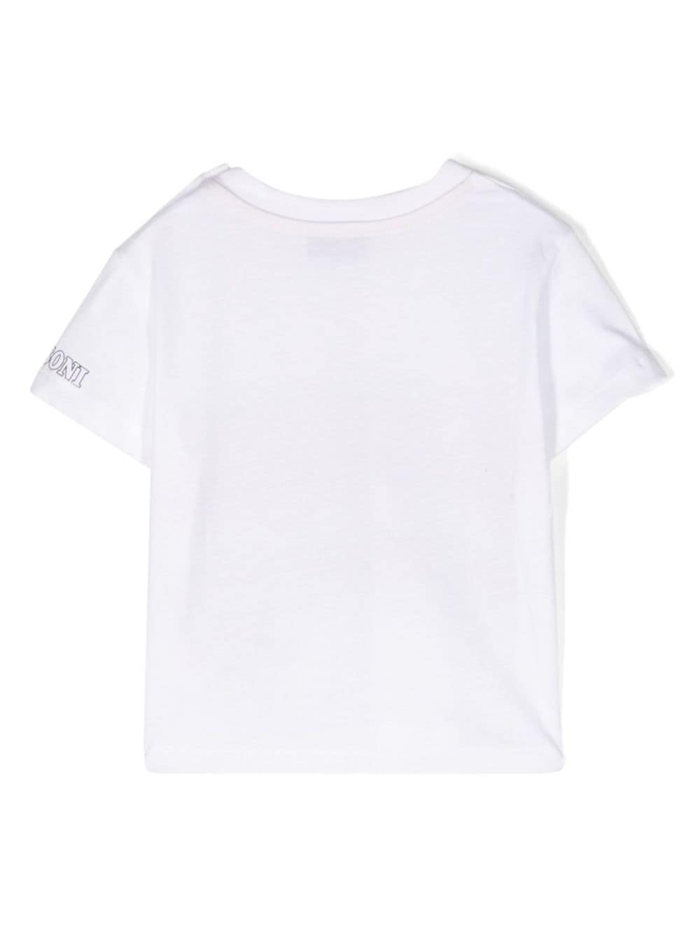 T - shirt con stampa a zig zag - Rubino Kids