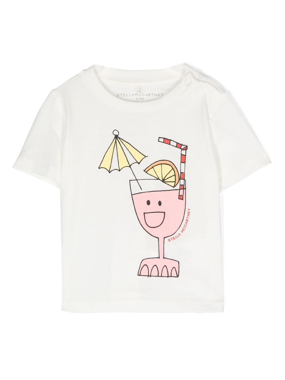 T-shirt con stampa al centro - Rubino Kids