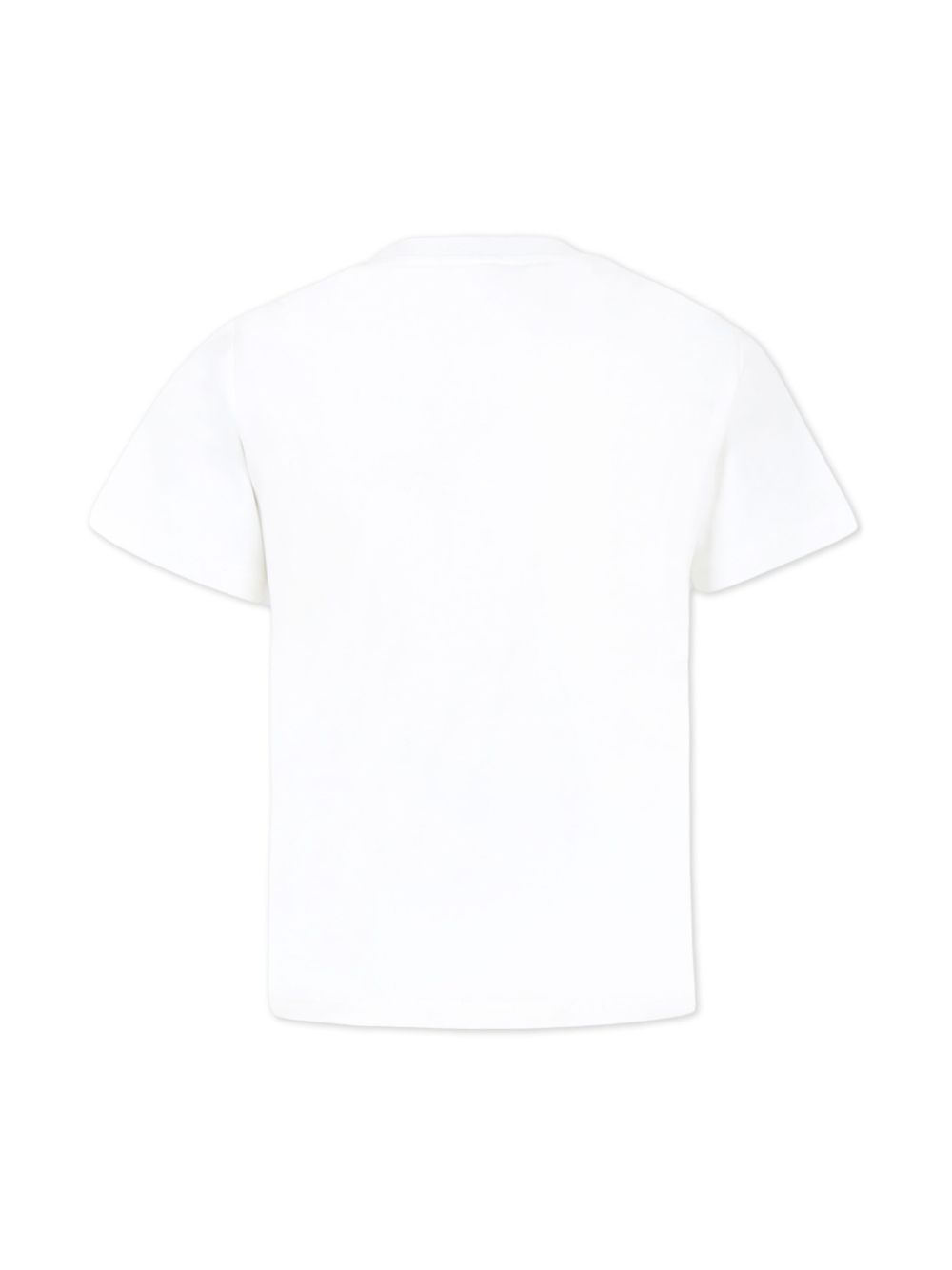 T-shirt con stampa fragola per bambina Stella McCartney Kids bianco con logo sul petto - Rubino Kids