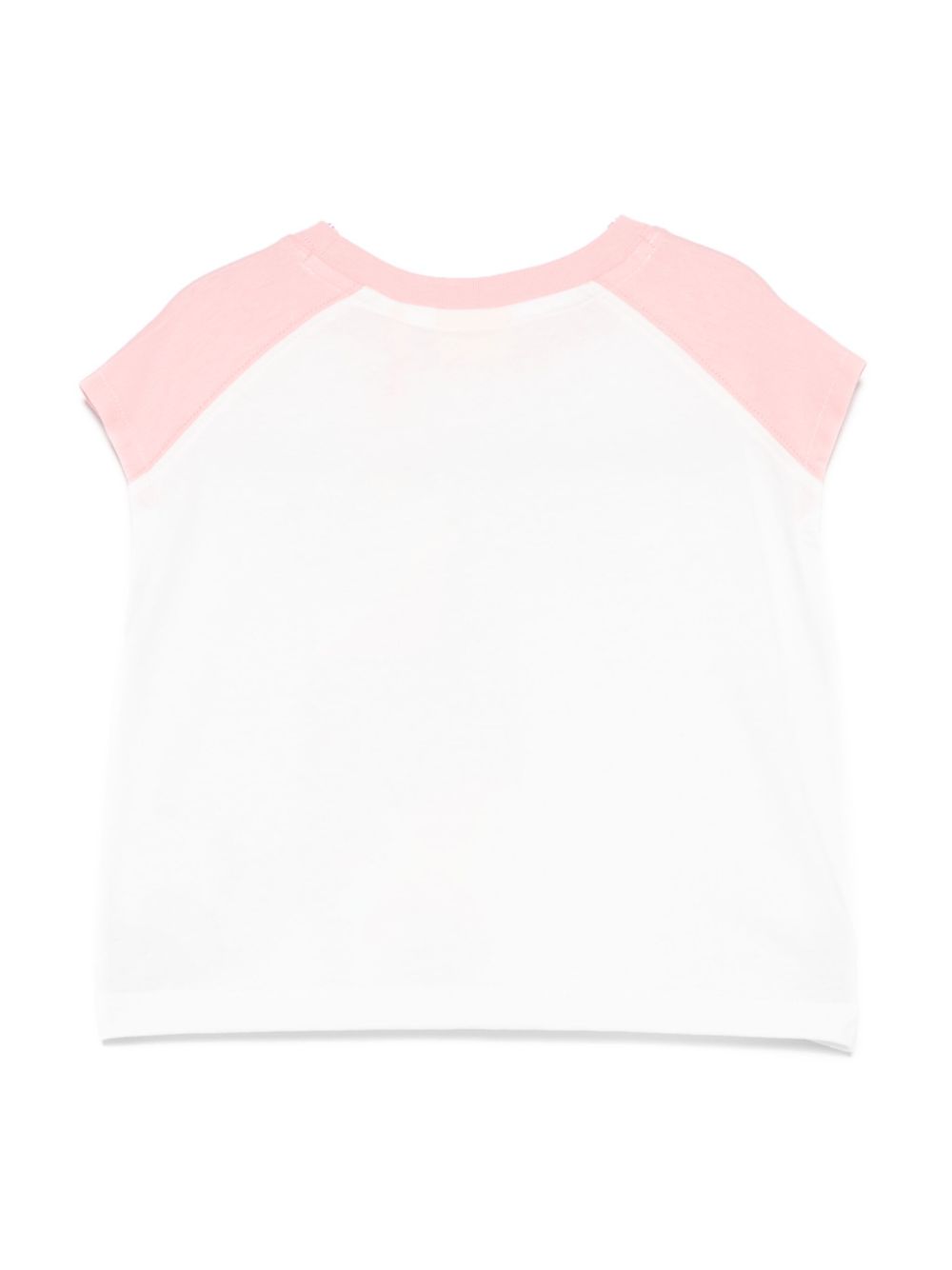 T-shirt con stampa logo per bambina Off - White Kids bianco con girocollo - Rubino Kids