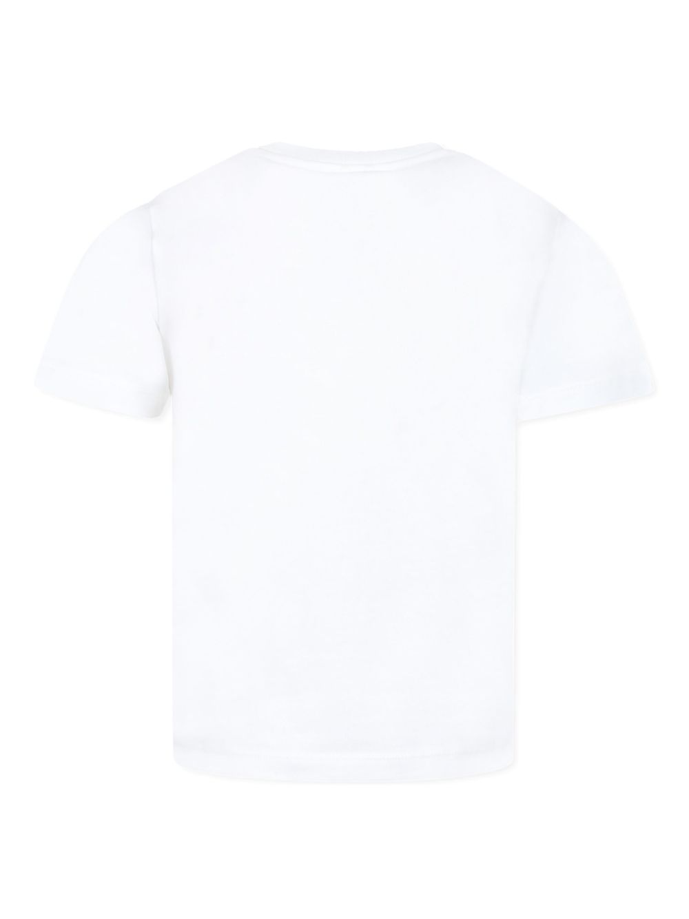 T-shirt con stampa logo per bambino Stella McCartney Kids bianco con orlo dritto - Rubino Kids