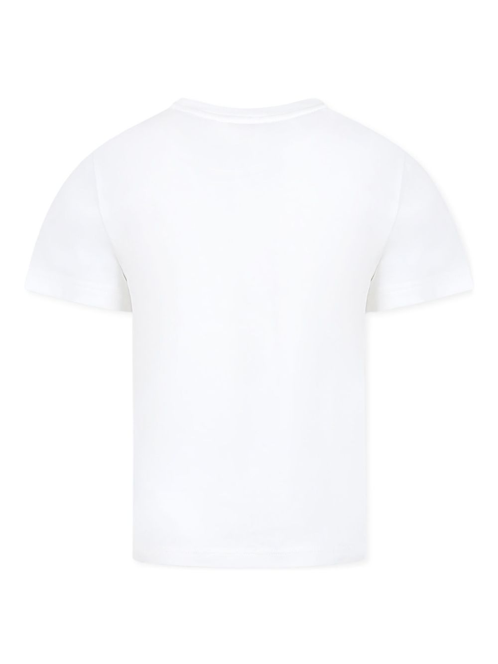 T-shirt con stampa per bambina Stella McCartney Kids bianco con orlo dritto - Rubino Kids