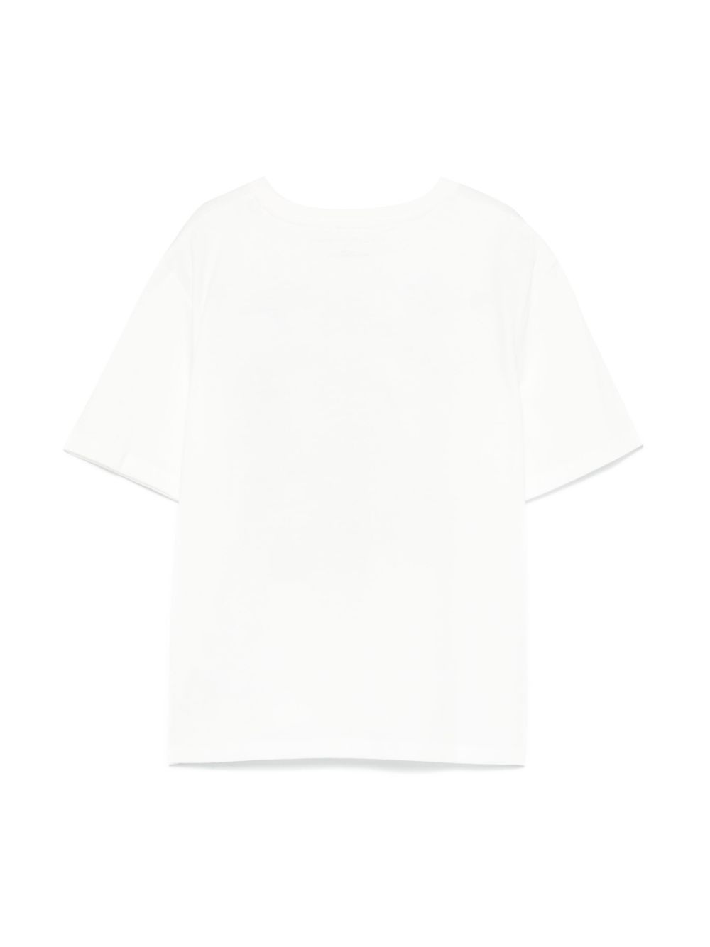 T-shirt con stampa per bambina Stella McCartney Kids bianco con orlo dritto - Rubino Kids