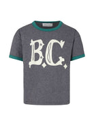 T-shirt con stampa per bambino Bobo Choses grigio con orlo dritto - Rubino Kids