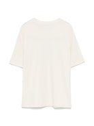 T-shirt con stampa per bambino Calvin Klein Kids bianco con orlo dritto - Rubino Kids