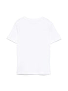 T-shirt con stampa per bambino Calvin Klein Kids bianco girocollo - Rubino Kids