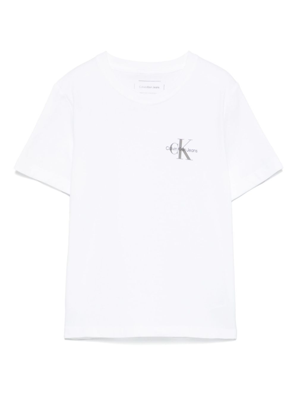 T-shirt con stampa per bambino Calvin Klein Kids bianco girocollo - Rubino Kids