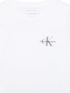 T-shirt con stampa per bambino Calvin Klein Kids bianco girocollo - Rubino Kids