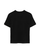 T-shirt con stampa per bambino Calvin Klein Kids nero con orlo dritto - Rubino Kids