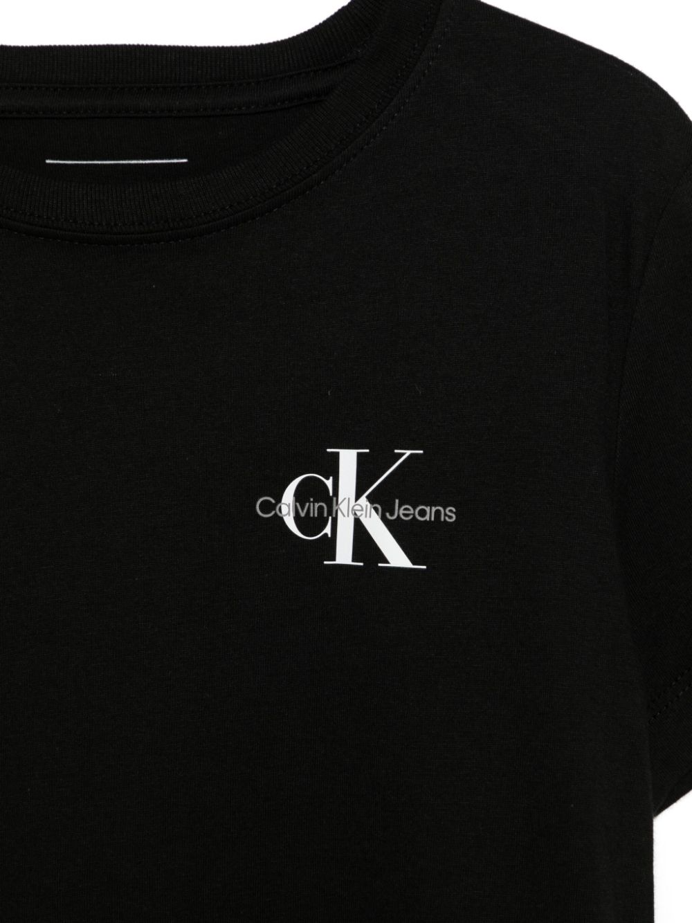 T-shirt con stampa per bambino Calvin Klein Kids nero girocollo - Rubino Kids