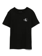 T-shirt con stampa per bambino Calvin Klein Kids nero girocollo - Rubino Kids