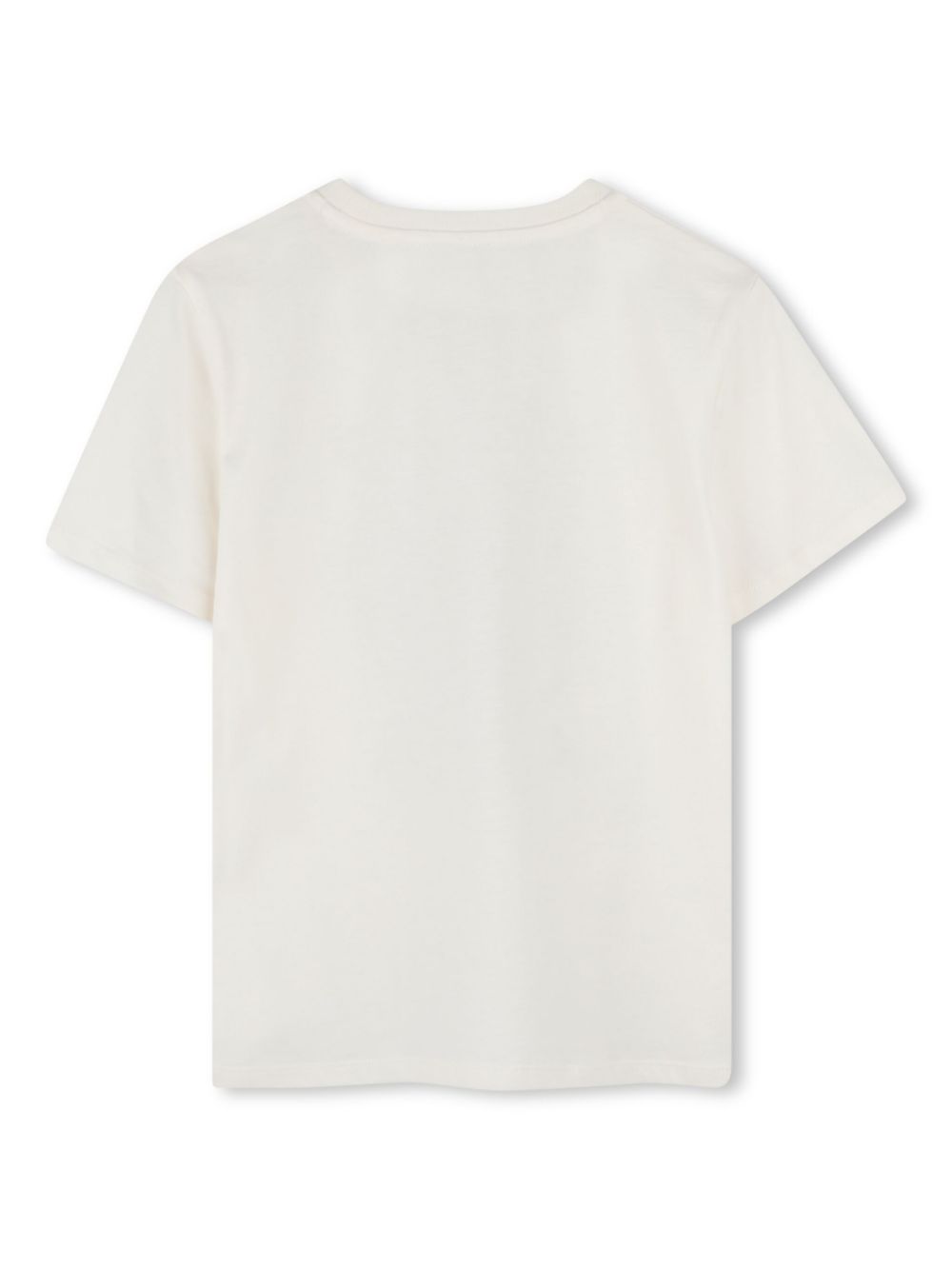 T-shirt con stampa per bambino Kenzo Kids bianco con girocollo - Rubino Kids