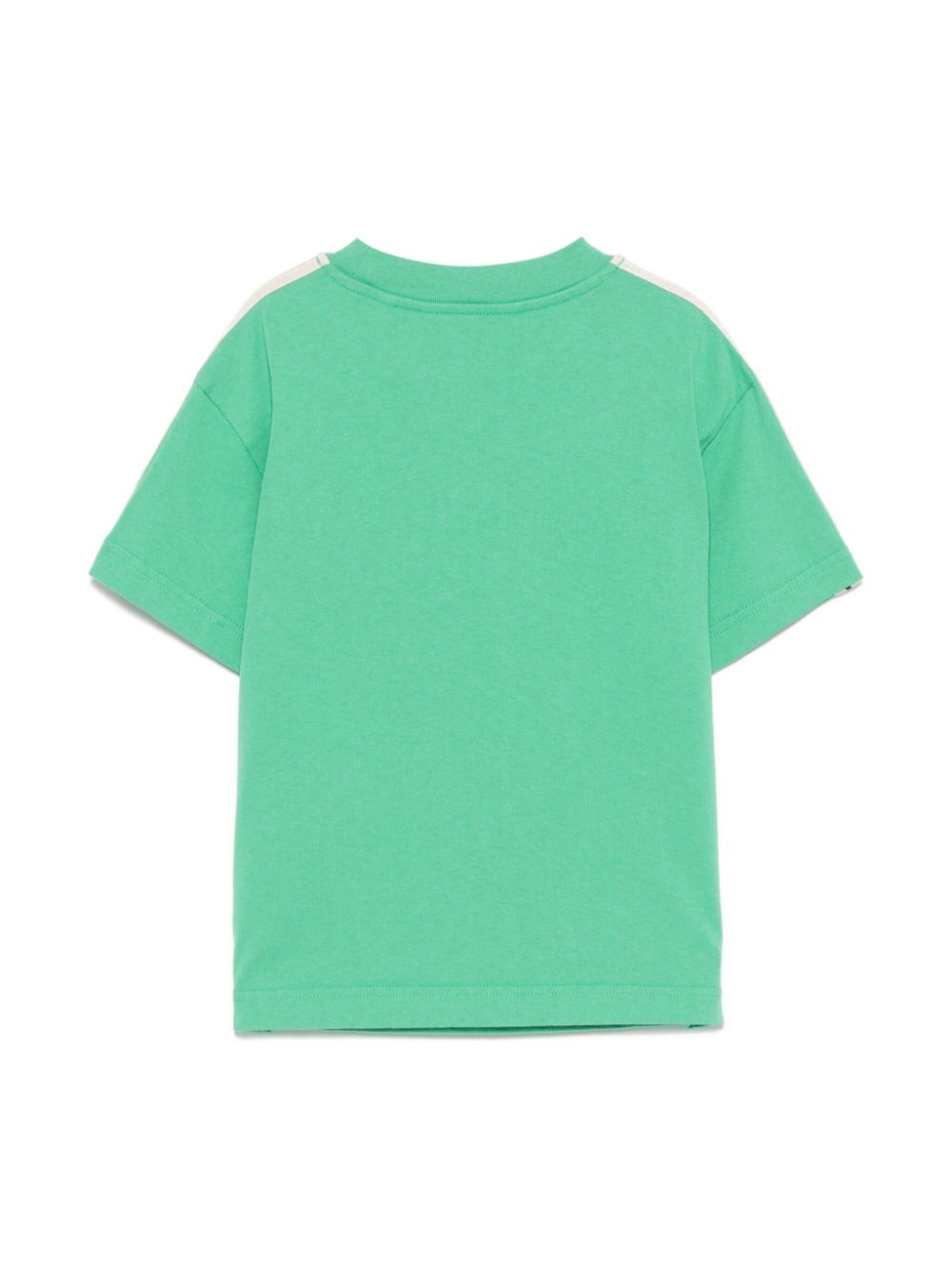 T-shirt con stampa per bambino Palm Angels Kids verde con maniche corte - Rubino Kids