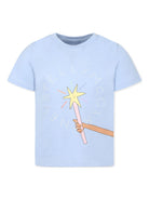 T-shirt con stampa per bambino Stella McCartney Kids azzurro - Rubino Kids