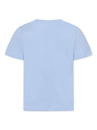 T-shirt con stampa per bambino Stella McCartney Kids azzurro - Rubino Kids