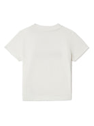 T-shirt con stampa per neonato Off - White Kids bianco con orlo dritto - Rubino Kids