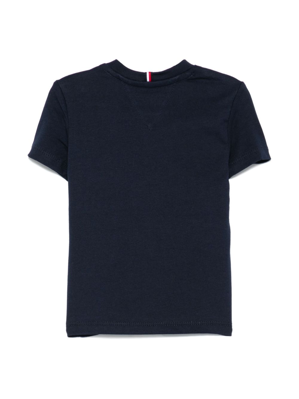 T-shirt con stampa per neonato Tommy Hilfiger Junior blu con logo sulla manica - Rubino Kids