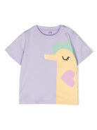 T-shirt con stampa sul lato - Rubino Kids