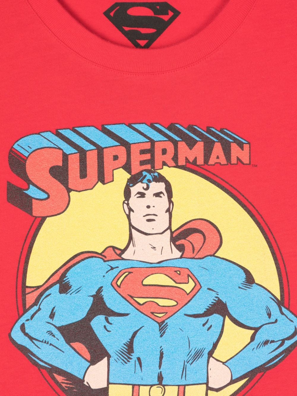 T-shirt con stampa Superman - Rubino Kids