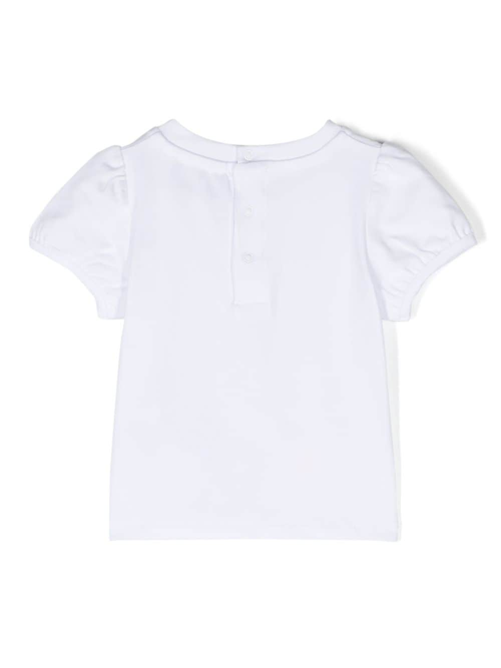 T-shirt con stampa Teddy Bear - Rubino Kids